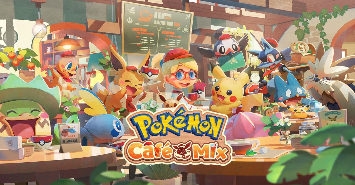 Pokémon Café Mix is a totally cute riddle game for Switch and mobile